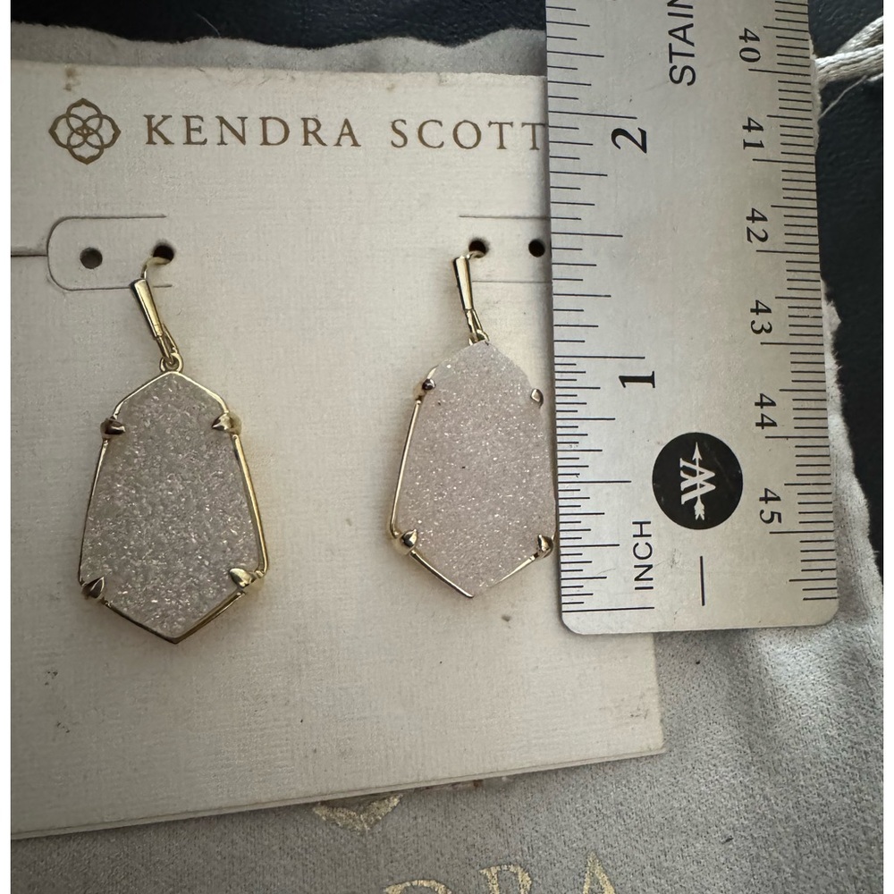 Kendra Scott Alexandria Druzy Earrings - Picture 3 of 4